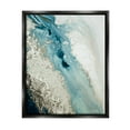 thumbnail image 1 of Stupell Industries Glam Blue Geode Abstract Painting Black Floater Framed Canvas Art Print Wall Art, 17 x 21, 1 of 10