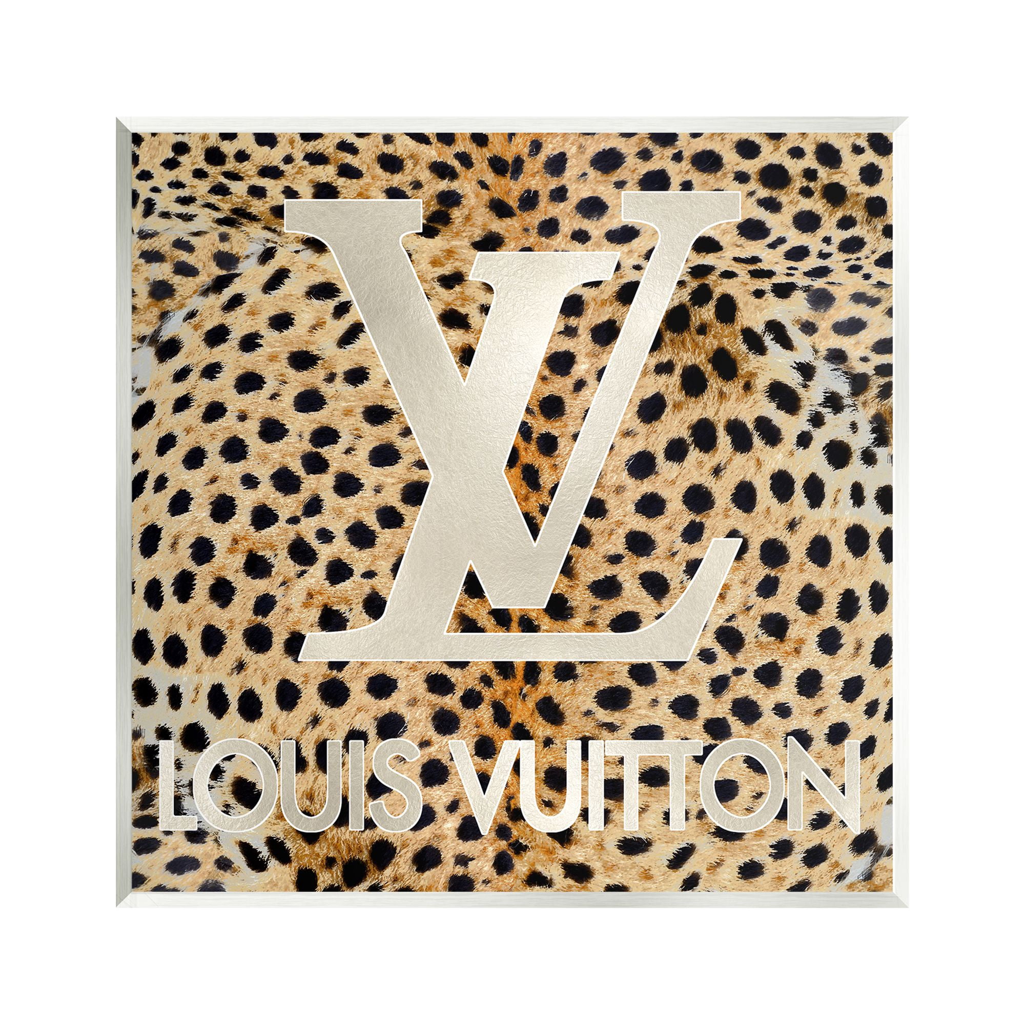 Stupell Industries Glam Brand Cheetah Spots Beauty & Fashion Painting Unframed Art Print Wall Art, 12 x 12