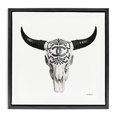 thumbnail image 1 of Stupell Industries Southwestern Glam Brand Cow Skull Black Floating Frame Canvas Art, 18 x 18, by Amanda Greenwood, 1 of 8