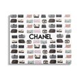 thumbnail image 1 of Stupell Industries Glam Brand Fashion Purses Graphic Art Gallery Wrapped Canvas Print Wall Art, Design by Amelia Noyes, 1 of 7