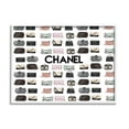 thumbnail image 1 of Stupell Industries Glam Brand Fashion Purses Graphic Art White Framed Art Print Wall Art, Design by Amelia Noyes, 1 of 7