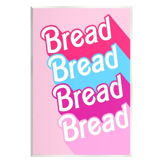 Stupell Industries Glam Bread Phrase Inspirational Painting Unframed Art Print Wall Art, 13 x 19