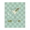 thumbnail image 1 of Stupell Industries Glam Checkered Dirty Martini Canvas Art, 36 x 48, by Anna Quach, 1 of 8