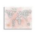 thumbnail image 1 of Stupell Industries Glam Cheetah Animal Pattern Continent Shapes Map Graphic Art Gallery Wrapped Canvas Print Wall Art, Design by Natalie Carpentieri, 1 of 7