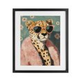 thumbnail image 1 of Stupell Industries Art Deco Glam Cheetah in Pink Fur Black Framed Print Under Glass, 13 x 16, by The Prints Vibe, 1 of 8