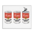 thumbnail image 1 of Stupell Industries Eclectic Glam Condensed Soup Pop Trio Fashion Diamond Red White Framed Giclee Art, 14 x 11, by Amanda Greenwood, 1 of 7