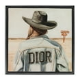 thumbnail image 1 of Stupell Industries Glam Cowgirl in Desert People Painting Black Floater Framed Canvas Art Print Wall Art, 18 x 18, 1 of 10