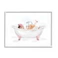thumbnail image 1 of Stupell Industries Glam Cowgirl in Tub Typography Painting White Framed Art Print Wall Art, 20 x 16, 1 of 9