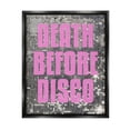 thumbnail image 1 of Stupell Industries Glam Death Before Disco Abstract Painting Black Floater Framed Canvas Art Print Wall Art, 17 x 21, 1 of 10
