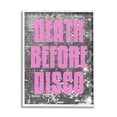 thumbnail image 1 of Stupell Industries Glam Death Before Disco Abstract Painting White Framed Art Print Wall Art, 16 x 20, 1 of 9