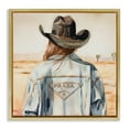 thumbnail image 1 of Stupell Industries Glam Glam Desert Cowgirl Gold Floating Frame Canvas Art, 25 x 25, by Amanda Greenwood, 1 of 8