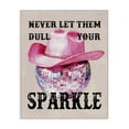 thumbnail image 1 of Stupell Industries Glam Don't Dull Your Sparkle Canvas Art, 24 x 30, by Lettered and Lined, 1 of 8