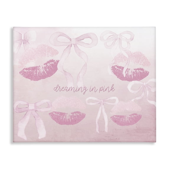 Stupell Industries Glam Dreaming In Pink Canvas Art, 20 x 16, by Kim Allen