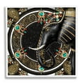 thumbnail image 1 of Stupell Industries Glam Elephant Regal Jewelry Paisley Pattern, 24 x 24, Design by Ziwei Li, 1 of 7