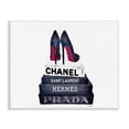 thumbnail image 1 of Stupell Industries Modern Glam Fashion Book Set BW Stud Pump Heels Canvas Art, 48 x 36, by Amanda Greenwood, 1 of 7