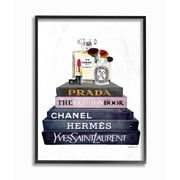 Stupell Industries Glam Fashion Book Set With Makeup Framed Wall Art by Amanda Greenwood