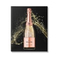 thumbnail image 1 of Stupell Industries Glam Fashion Champagne Bottle Splash Graphic Art Gallery Wrapped Canvas Print Wall Art, Design by Ziwei Li, 1 of 7