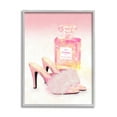 thumbnail image 1 of Stupell Industries Glam Fashion Cosmetics Fluffy Slippers Sparkle Pattern,16 x 20, Design by Ziwei Li, 1 of 5