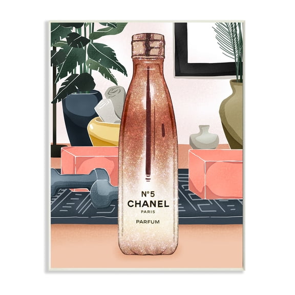 Stupell Industries Glam Fashion Designer Bottle Modern Home Interior Beauty & Fashion Painting Unframed Art Print Wall Art, 10 x 15