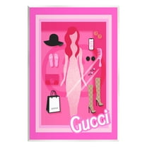Stupell Industries Glam Fashion Doll Beauty & Fashion Painting Unframed Art Print Wall Art, 10 x 15