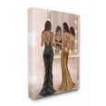 thumbnail image 1 of Stupell Industries Glam Fashion Model Elegant Dress Mirror Vanity Women Canvas Wall Art Design by Ziwei Li, 30" x 40", 1 of 1