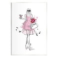 thumbnail image 1 of Stupell Industries Glam Fashion Party Girl Graphic Art Unframed Art Print Wall Art, Design by Alison Petrie, 1 of 6