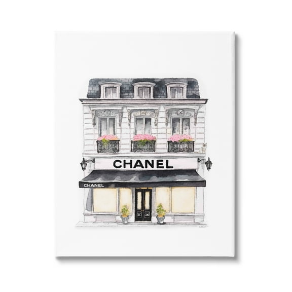 Stupell Industries Glam Fashion Storefront Beauty & Fashion Painting Gallery Wrapped Canvas Print Wall Art, 16 x 20