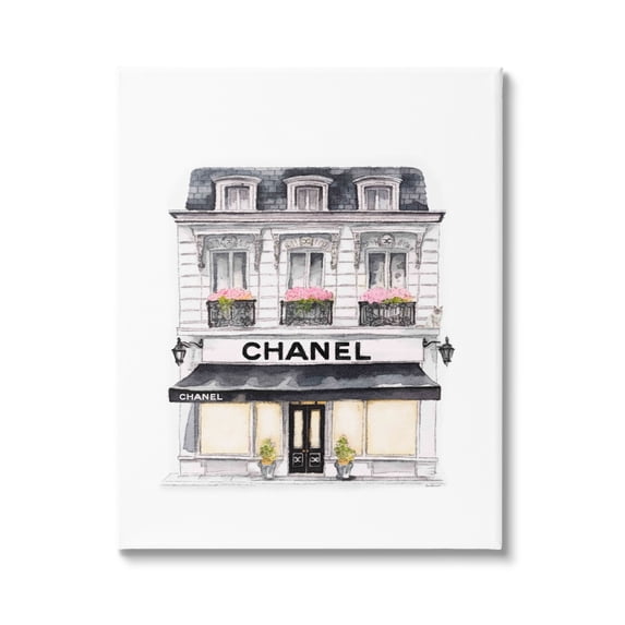 Stupell Industries Glam Fashion Storefront Beauty & Fashion Painting Gallery Wrapped Canvas Print Wall Art, 36 x 48