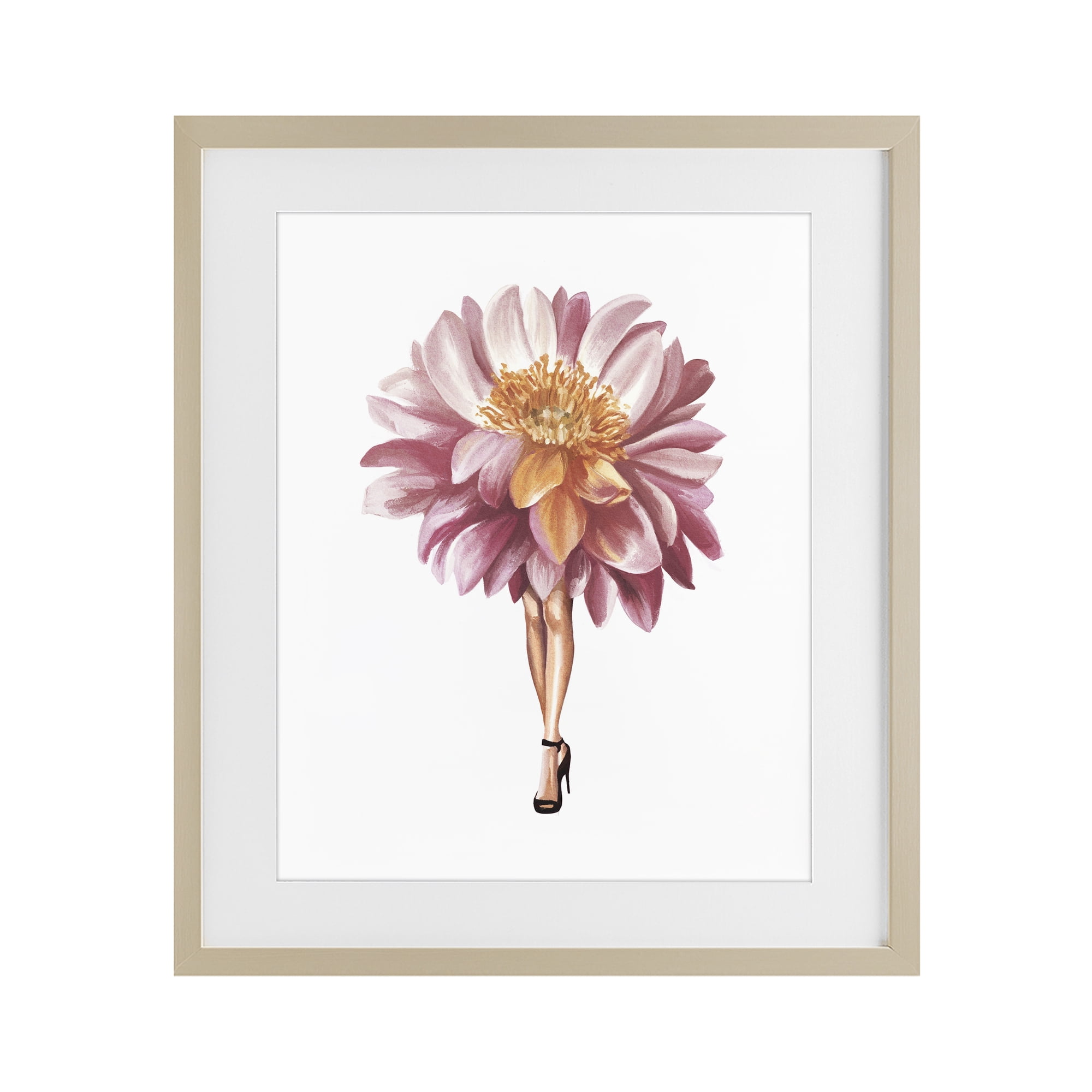 Stupell Industries Glam Floral Walkway Birch Framed Print Under Glass, design by Svetlana Aleynikova
