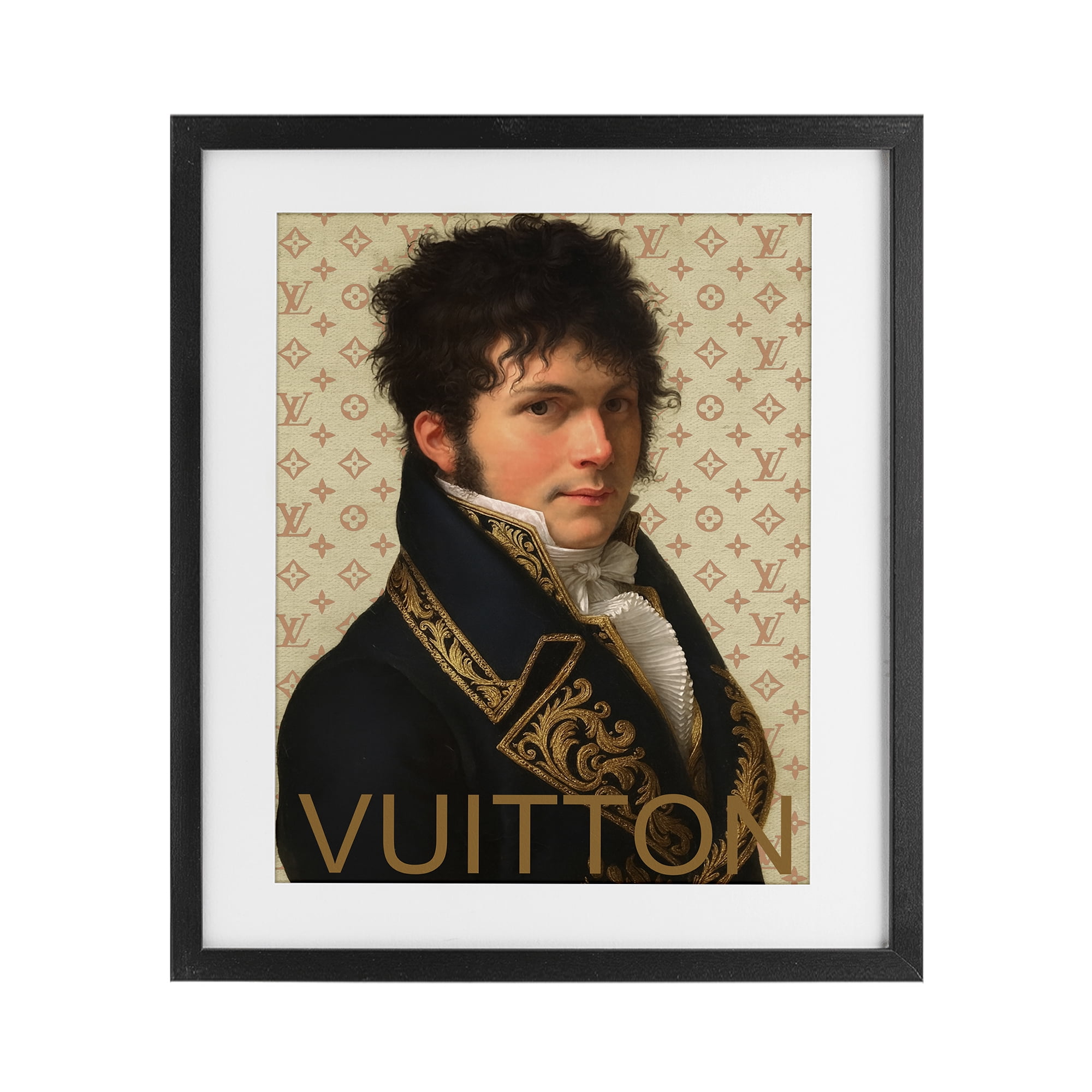 Stupell Industries Glam Gentleman In Spring Black Framed Print Under Glass, design by Grotto Studios