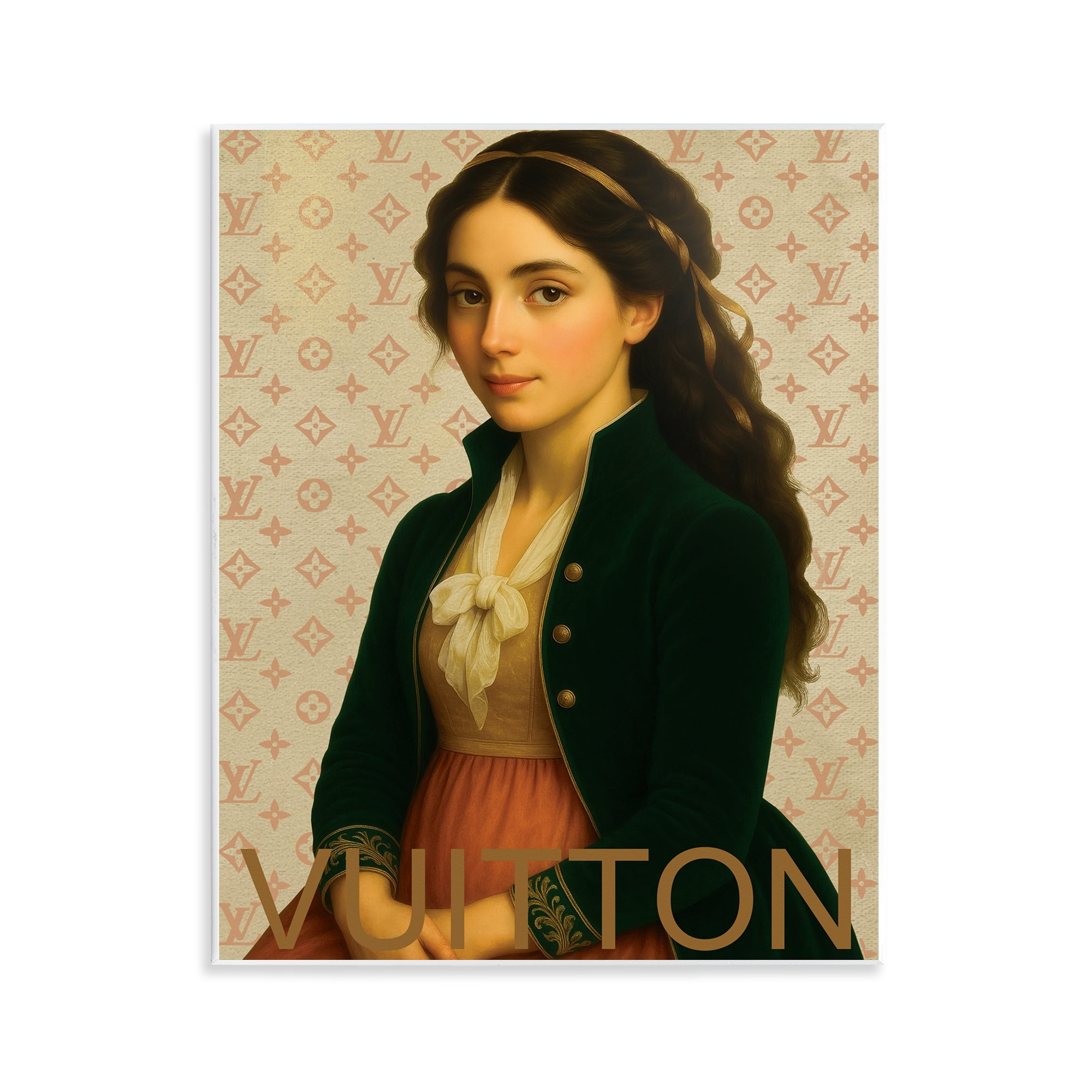Stupell Industries Glam Gentlewoman in Spring Wall Plaque Art, design by Grotto Studios