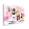 thumbnail image 1 of Stupell Industries Glam Girl Phrase with Fashion Cosmetic Accessories Beauty & Fashion Painting Gallery Wrapped Canvas Art Print Wall Art, 30 x 40, 1 of 6