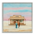 thumbnail image 1 of Stupell Industries Glam Glam Shopping in Desert Gray Framed Giclee Art, 12 x 12, by Amanda Greenwood, 1 of 8