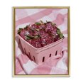 thumbnail image 1 of Stupell Industries Contemporary Glam Glimmer Strawberries Gold Floating Frame Canvas Art, 25 x 31, by LISH Creative, 1 of 8