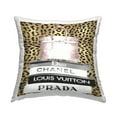 thumbnail image 1 of Stupell Industries Glam Handbag Fashion Book Stack Cheetah Pattern Gold,18 x 7 x 18 Decorative Pillows, 1 of 6
