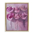 thumbnail image 1 of Stupell Industries Glam Hanging Pink Cowgirl Hats Gold Floating Frame Canvas Art, 25 x 31, by LSR Design Studio, 1 of 6