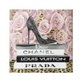 thumbnail image 1 of Stupell Industries Glam High Heel Shoe Fashion Book Stack Cheetah, 17 x 17, Design by Madeline Blake, 1 of 6