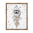 thumbnail image 1 of Stupell Industries Glam Ice Cream Pattern Beauty & Fashion Painting Brown Floater Framed Canvas Art Print Wall Art, 25 x 31, 1 of 10