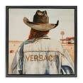 thumbnail image 1 of Stupell Industries Southwestern Glam Jacket Cowgirl Black Floating Frame Canvas Art, 18 x 18, by Amanda Greenwood, 1 of 8