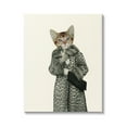thumbnail image 1 of Stupell Industries Glam Leopard Pattern Vintage Coat Fashion Cat Canvas Wall Art, 30 x 40, Design by Cassia Beck, 1 of 5