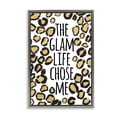 thumbnail image 1 of Stupell Industries Glam Life Chose Me Typography Painting Gray Floater Framed Art Print Wall Art, 21 x 31, 1 of 10