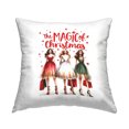 thumbnail image 1 of Stupell Industries Glam Magic Of Christmas Decorative Printed Throw Pillow, 18 x 18, 1 of 8