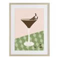 thumbnail image 1 of Stupell Industries Mid-Century Glam Martini Splash Birch Framed Print Under Glass, 14 x 20, by Emily Navas, 1 of 8