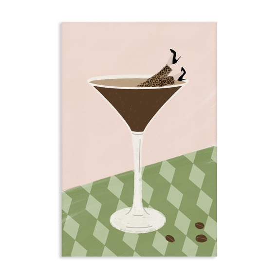 Stupell Industries Mid-Century Glam Martini Splash Canvas Art, 24 x 36, by Emily Navas