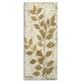 thumbnail image 1 of Stupell Industries Glam Natural Leaves Impression Canvas Art, 10 x 24, by Michael Marcon, 1 of 8