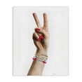 thumbnail image 1 of Stupell Industries Glam Peace Sign Hand Canvas Art, 16 x 20, by Amanda Greenwood, 1 of 8
