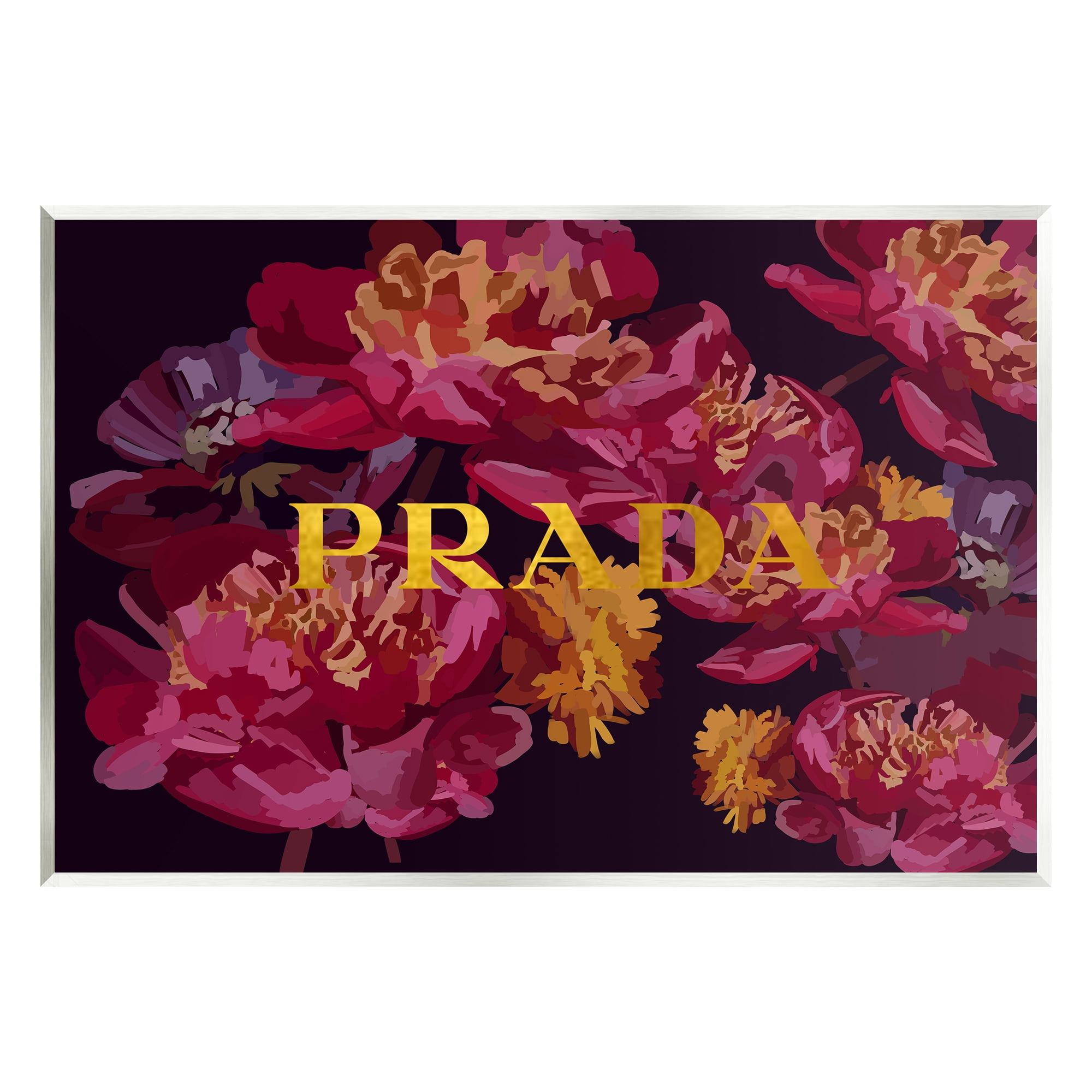 Stupell Industries Glam Peonies Pattern Botanical & Floral Painting Unframed Art Print Wall Art, 15 x 10