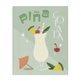 thumbnail image 1 of Stupell Industries Glam Pina Colada Typography Canvas Art, 36 x 48, by Anna Quach, 1 of 8