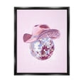 thumbnail image 1 of Stupell Industries Glam Pink Disco Cowgirl Beauty & Fashion Painting Black Floater Framed Canvas Art Print Wall Art, 17 x 21, 1 of 10