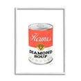 thumbnail image 1 of Stupell Industries Glam Pop Condensed Soup Can Red Fashion Designer, 11 x 14, Design by Amanda Greenwood, 1 of 7